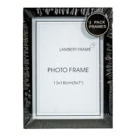 See more information about the Photo Frame 5x7inch 3 Pack (Black)