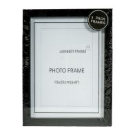 See more information about the Photo Frame 6x8inch 3 Pack (Black)