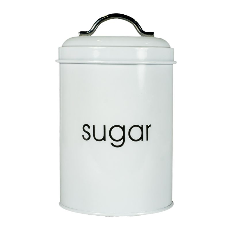 Kitchen Cannister Sugar (White)