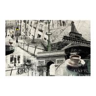 See more information about the Paris Collage Canvas 60cm x 90cm