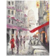 See more information about the Spring City Fully Hand Painted Canvas 70cm x 90cm