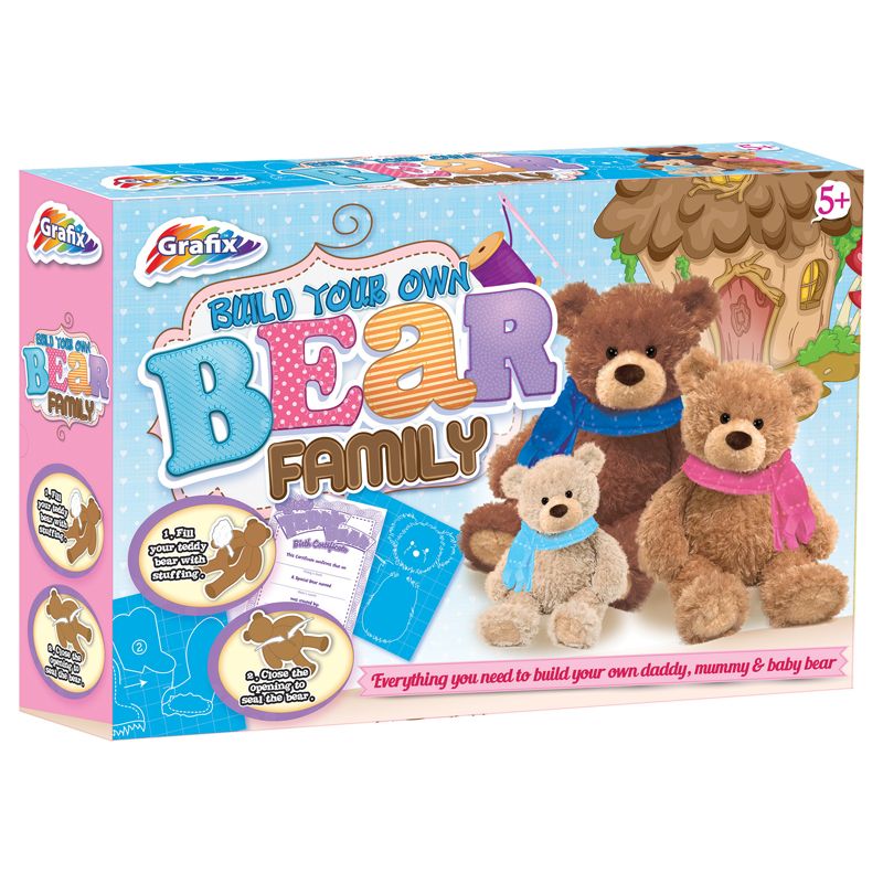 Build-Your-Own Family of 3 Bears Kit