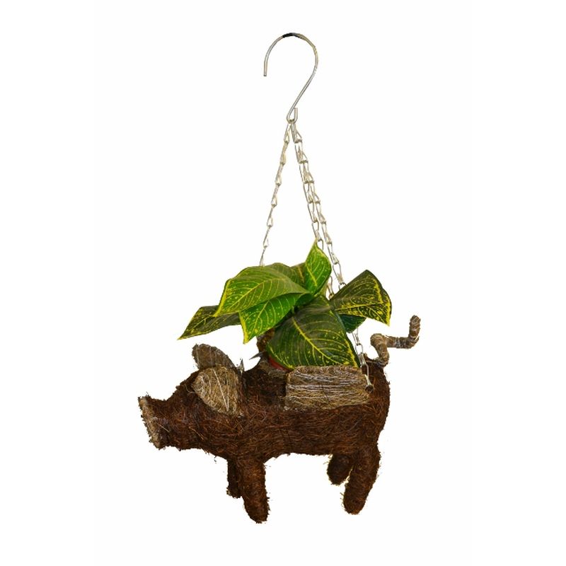 Flying Pig Hanging Planter