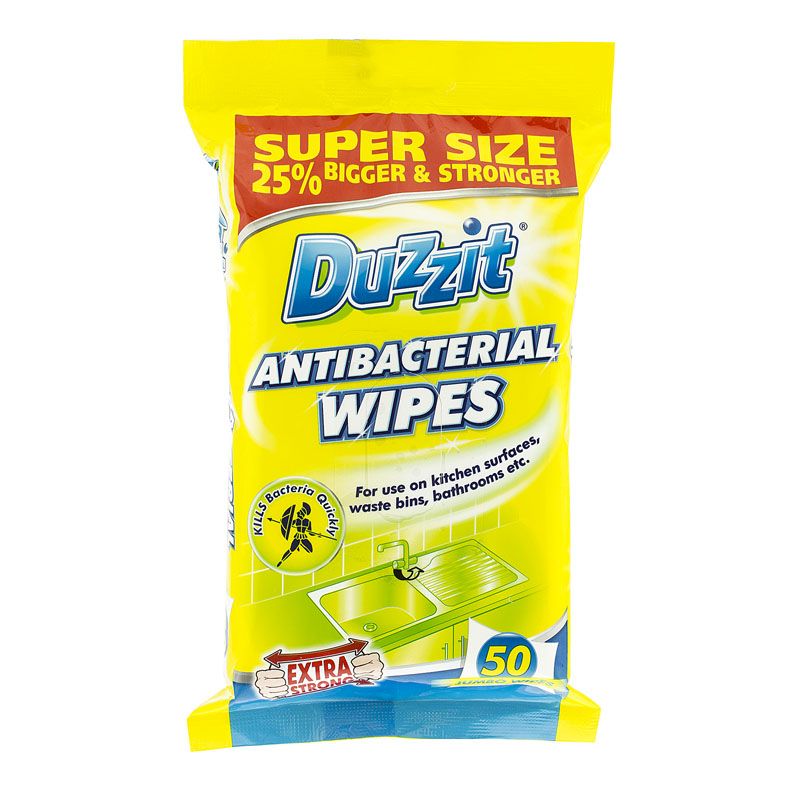 Anti-Bacterial Wipes 50Pk