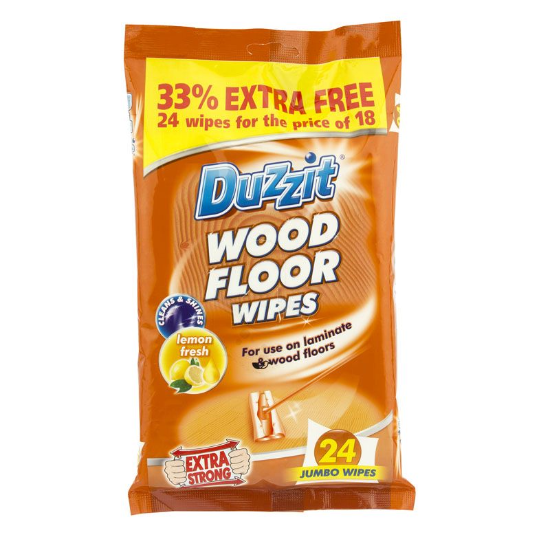 Wood Floor Wipes 24Pk