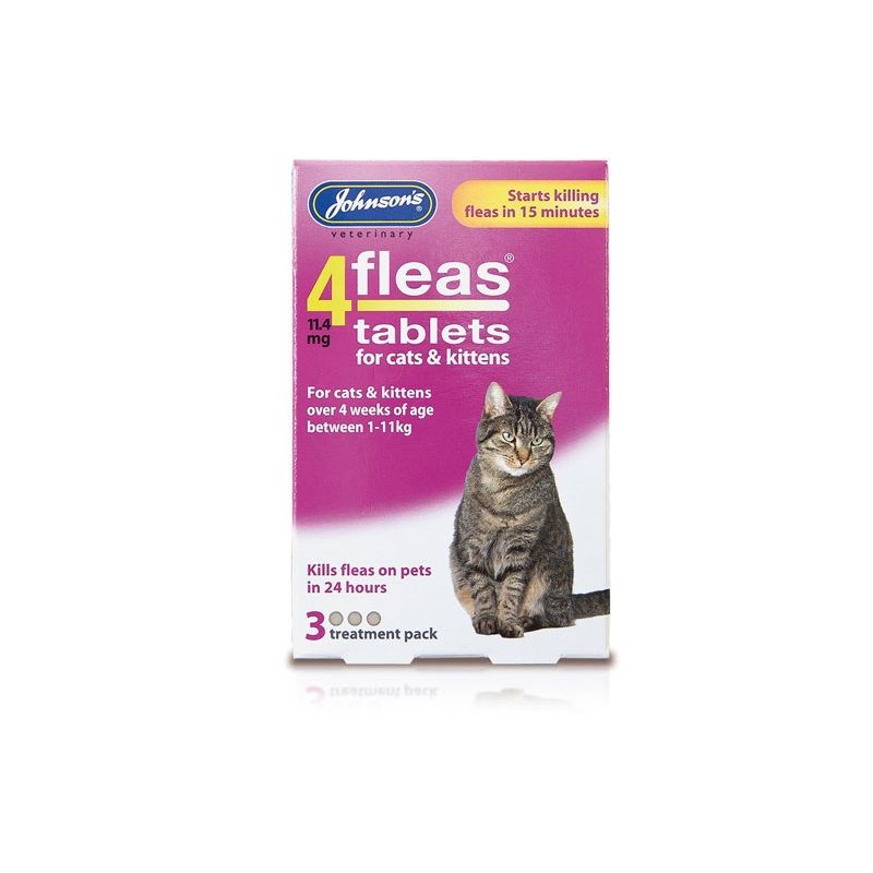 Cat Flea Tabs (4 Weeks) - Johnson