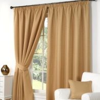 See more information about the Waffle Curtains (45" Width x 54" Drop) - Gold