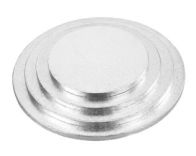 See more information about the 8in Round Silver Cake Board.