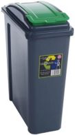 See more information about the Slimline Recycle Bin Graphite/Green 25ltr