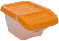 See more information about the Recycle Bin Clear/Yellow Hinged Lid 30Ltr