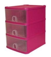 See more information about the Handi 3 Drawer Plastic Storage Unit Fuschia