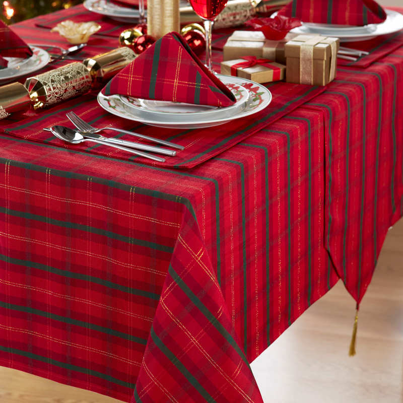 Tartan Festive Napkins (Pk of 4)