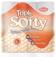 See more information about the Toilet Roll Toilet Tissue 9 Rolls 3 Ply Triple Soft Peach