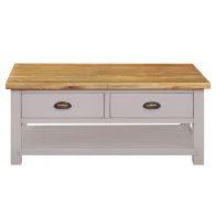 See more information about the Dovetale 2 Drawer Coffee Table