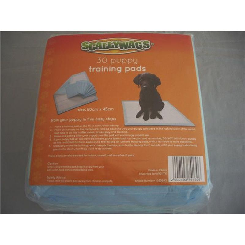 30 Pack Puppy Training Pads 60x45cm