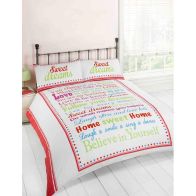 See more information about the Red & Green Sweet Dreams King Duvet Set